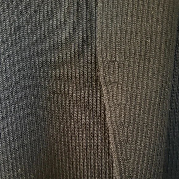 Next Ribbed Black Cardigan - Picture 3 of 5